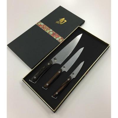 Shun Kanso Kitchen Knife 3 Piece Set | Japan Made