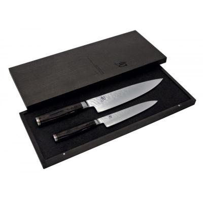 Shun Premier 2 Piece Knife Set | 20cm Chef + 16.5cm Utility Knife