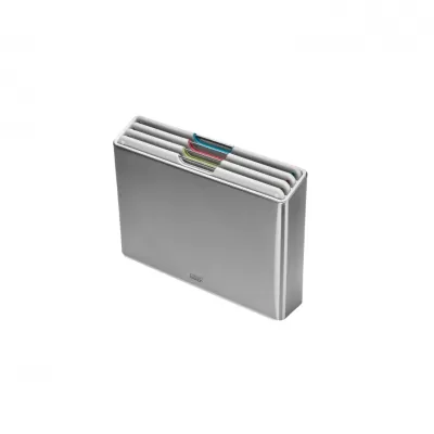 Joseph Joseph Folio Steel Stone Chopping Board Set with Stainless Steel Case | 4 Piece