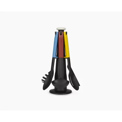 Joseph Joseph Elevate Multicolour Utensil Set 6 Piece with Storage Stand