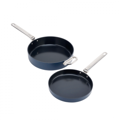 Joseph Joseph Space Nonstick Fry Pan Set Midnight Blue | 2 Piece