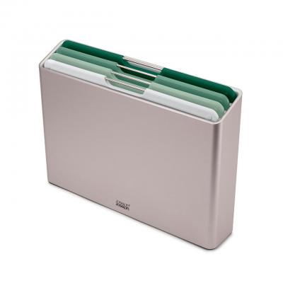 Joseph Joseph Folio 4 Piece Chopping Board Set Large | Green