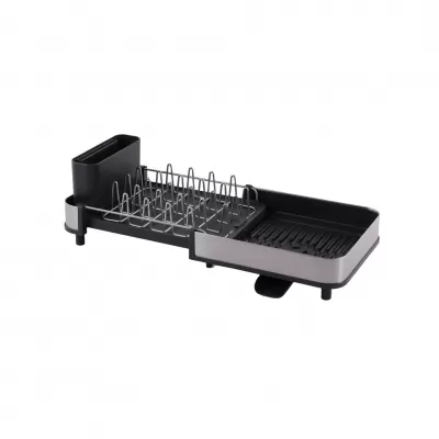 Joseph Joseph Extend Slim Steel Expandable Dish Drainer | Grey
