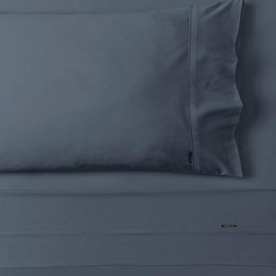 Linen House Nara Bamboo Cotton 400TC Sheet Set | Double | Bluestone