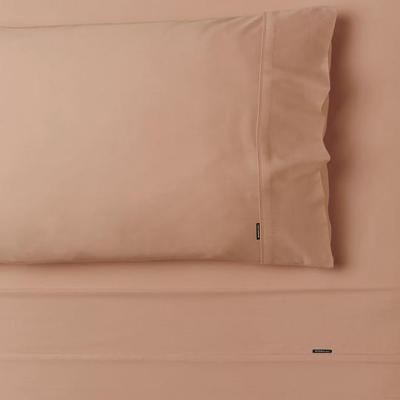 Linen House Nara Bamboo Cotton 400TC Sheet Set | Double | Clay