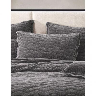 Private Collection Indiana Standard Pillowcase Sham Charcoal | Pair