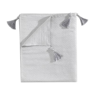 Davinci Octavia Silver Throw Rug | 135x220cm