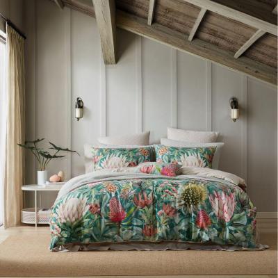 Logan & Mason Floral Gully Sage Quilt Cover Set | Double Bed