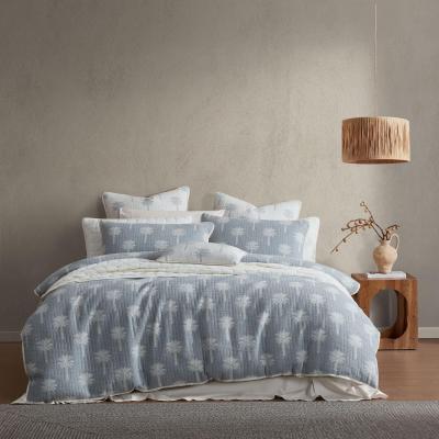 Platinum Tahiti Denim Quilt Cover Set | King Bed