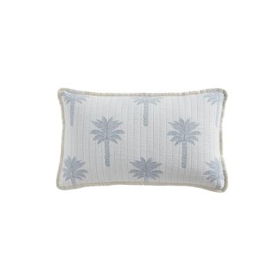 Platinum Tahiti Denim Breakfast Cushion | 30x50cm