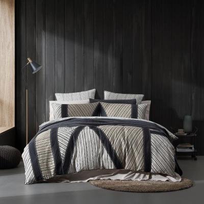 Logan & Mason Davu Stone Quilt Cover Set | King Bed