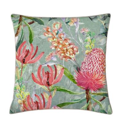 Logan & Mason Floral Gully Sage Square Cushion | 45x45cm