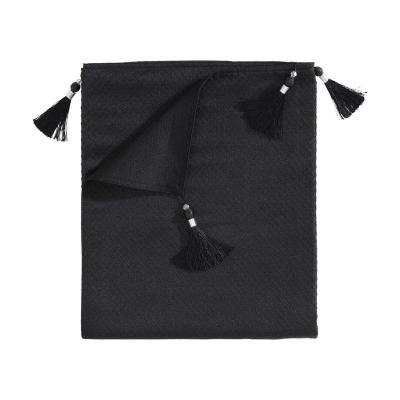 Davinci Octavia Black Throw | 135x220cm
