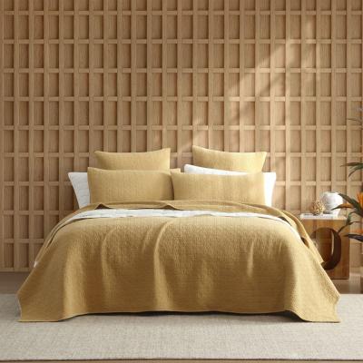 Platinum Kayo Honey Coverlet | Queen/King Bed