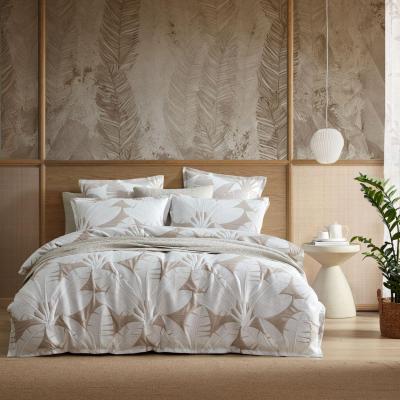 Platinum Lagos Stone Quilt Cover Set | King Bed