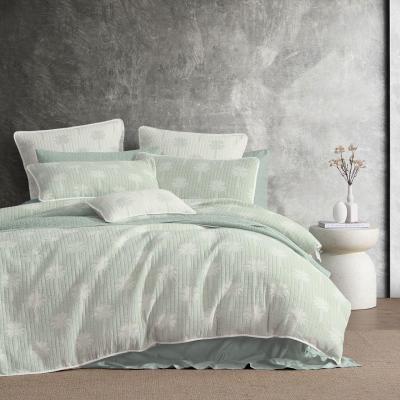 Platinum Tahiti Sage Quilt Cover Set | King Bed