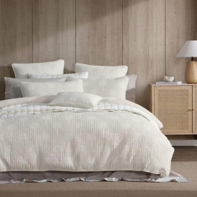 Platinum Tahiti Stone Quilt Cover Set | King Bed