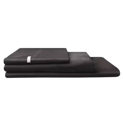 Logan & Mason 400TC Egyptian Cotton Sateen Fitted Sheet Granite | King Bed