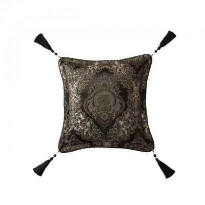 Davinci Monarch Black Square Filled Cushion | 45x45cm