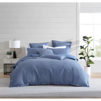 Platinum Ascot Steel Quilt Cover Set | King Bed