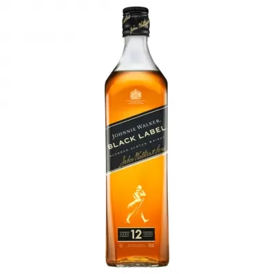 Johnnie Walker Black Label 12 Year Old Blended Scotch Whisky 700mL