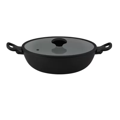 Essteele Per Domani Ceramic Nonstick Covered Wok | 30cm