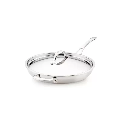 Anolon EverLast Tri-Ply Clad Stainless Steel Induction Covered Fry Pan with Helper Handle | 32cm