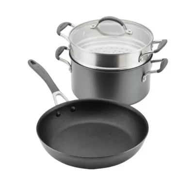 Circulon ScratchDefense A1 Nonstick Induction Cookware Set | 3 Piece