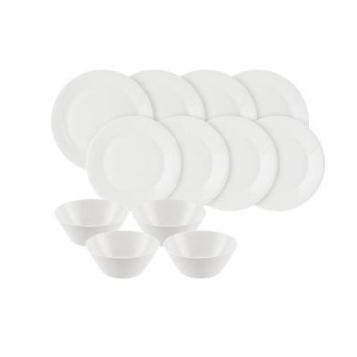 Royal Doulton 1815 Pure White Dinnerware Set | 12 Piece