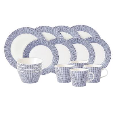 Royal Doulton Pacific Dots Dinnerware Set | 16 Piece