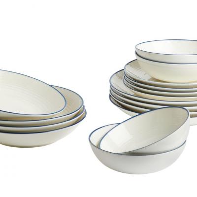 Royal Doulton Gordon Ramsay Denim Line Dinnerware Set | 16 Piece