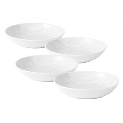 Royal Doulton Gordon Ramsay Maze White Pasta Bowl 24cm | 4 Piece
