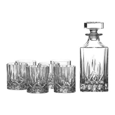 Royal Doulton Seasons Crystalline Decanter Set | Decanter & 6 Tumblers