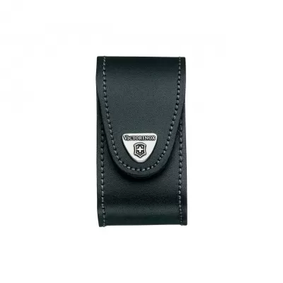 Victorinox Swiss Army Knife Leather Pouch Black | 5-8 Layers