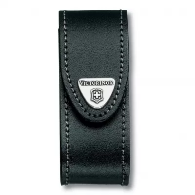 Victorinox Swiss Army Knife Leather Pouch Black | 2-4 Layers