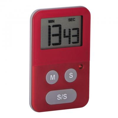 Avanti Digital Slim Kitchen Timer with Light | Red