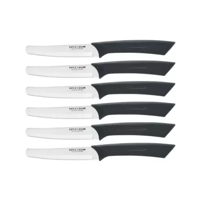 Scanpan Spectrum Steak Knife Set 10cm | Black