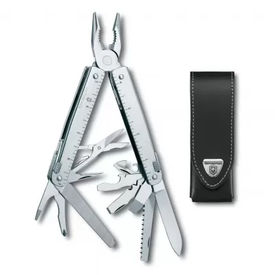 Victorinox SwissTool X with Leather Pouch | 24 Functions
