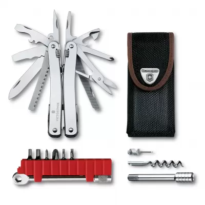 Victorinox SwissTool Spirit X Plus Ratchet with Nylon Belt Pouch | 36 Functions