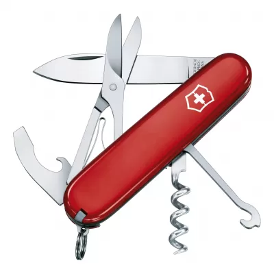 Victorinox Swiss Army Knife Compact Red | 15 Functions