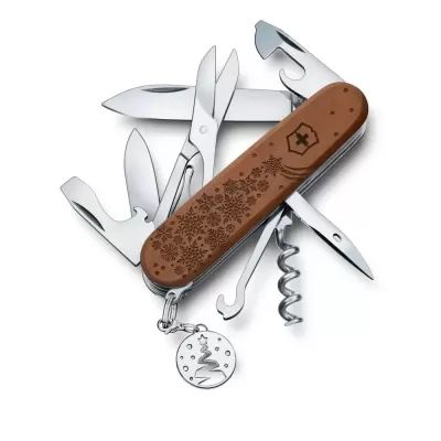 Victorinox Swiss Army Knife Climber Wood Winter Magic Limited Edition 2025 | 12 Functions