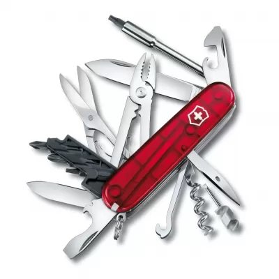 Victorinox Swiss Army Knife CyberTool M Translucent Red | 32 Functions