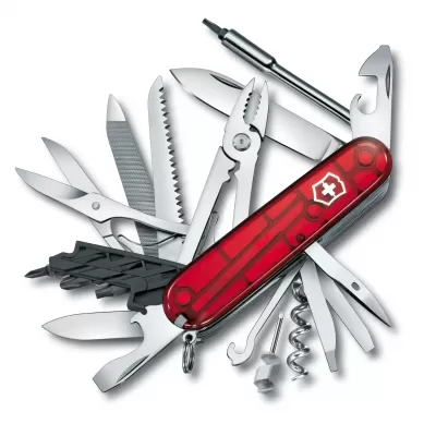 Victorinox Swiss Army Knife CyberTool L Translucent Red | 39 Functions