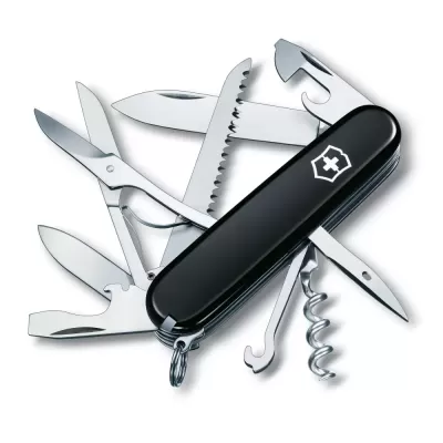 Victorinox Swiss Army Knife Huntsman Black | 15 Functions