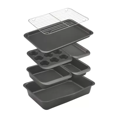 Bakemaster Stackable Nonstick Bakeware Set | 7 Piece