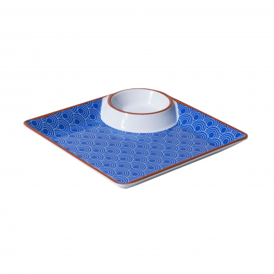 Avanti Individual Square Serving Plate Wave | 20x20cm