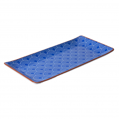 Avanti Rectangular Sharing Plate Wave | 30x18x3cm