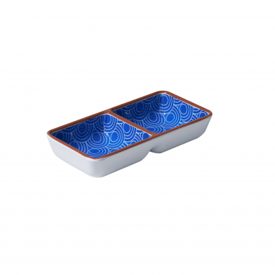 Avanti Divided Sauce Dish Wave | 14x7cm