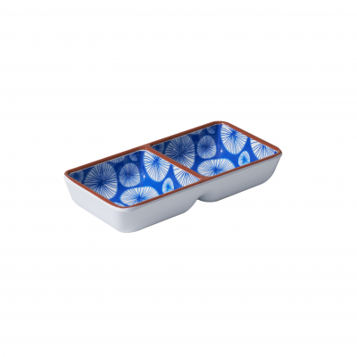 Avanti Divided Sauce Dish Lotus | 14x7cm