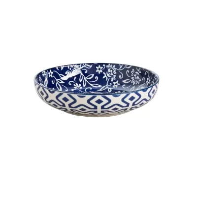 Wilkie Brothers Pasta Bowl 21x5cm | Blue Floral